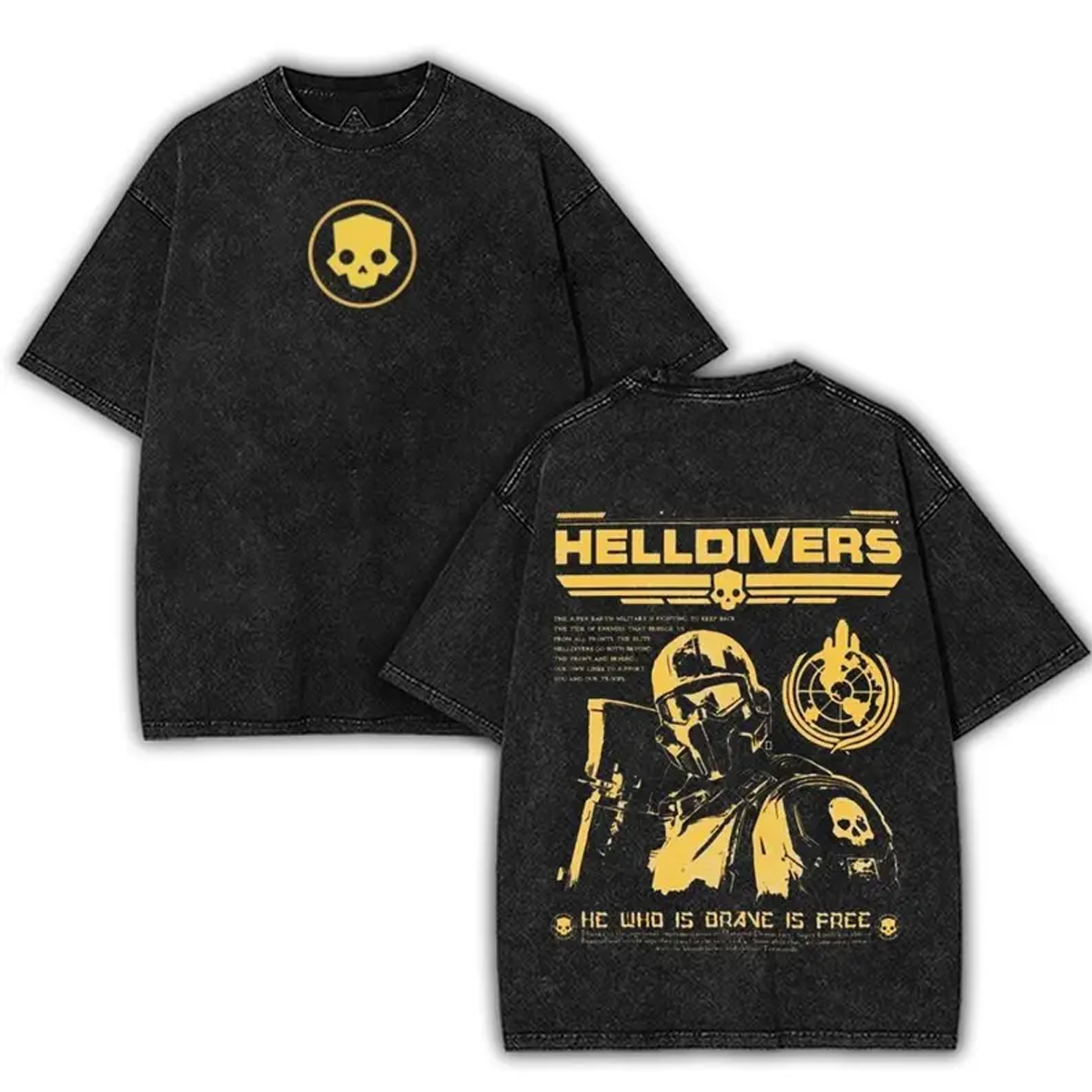 Halo Washed T-shirt/Crewneck/Hoodie