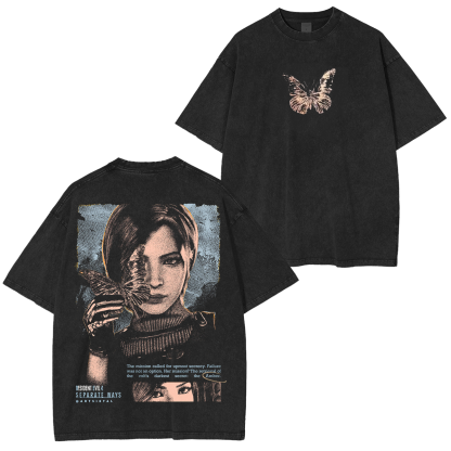 Enter the Survival Horror Resident Evil Washed T-shirt/Crewneck/Hoodie