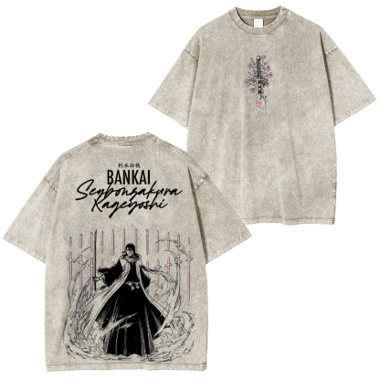Bleach Byakuya Vintage washed T-shirt/Crewneck/Hoodie
