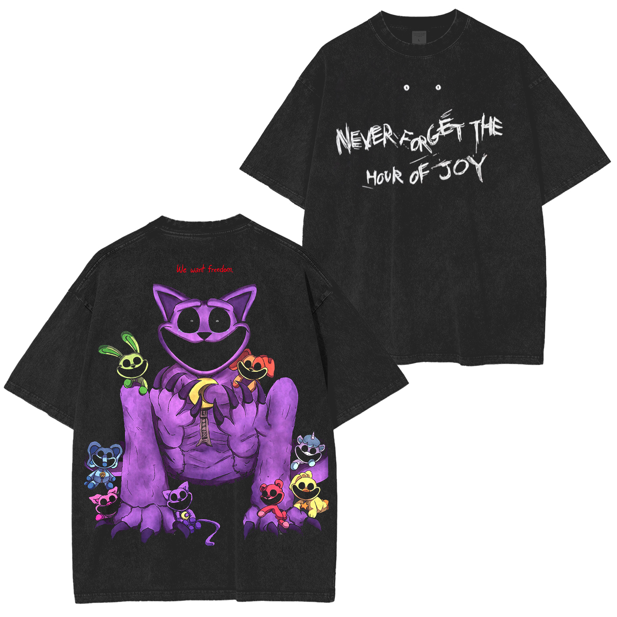 Poppy Playtime Washed T-shirt/Crewneck/Hoodie