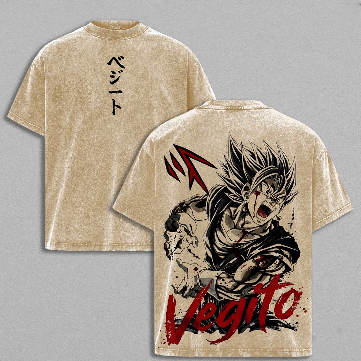Super Vegito Dragon Ball Super Washed T-shirt/Crewneck/Hoodie