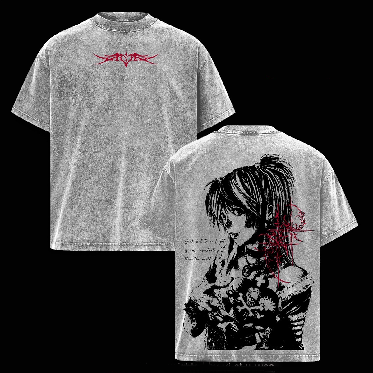 Sukuna King of Curses Vintage Washed Unisex Washed T-Shirt