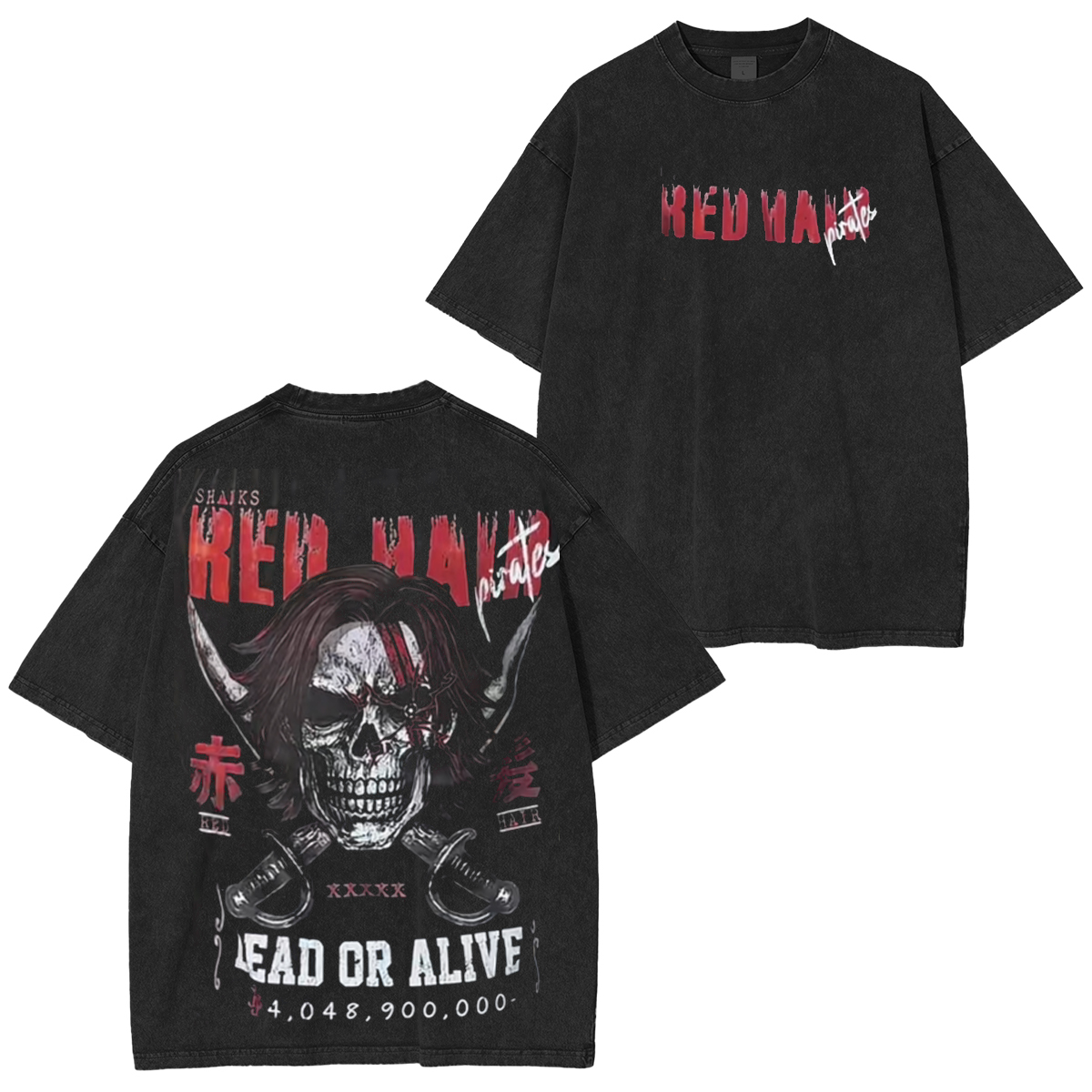 One Piece Anime Washed T-shirt/Crewneck/Hoodie