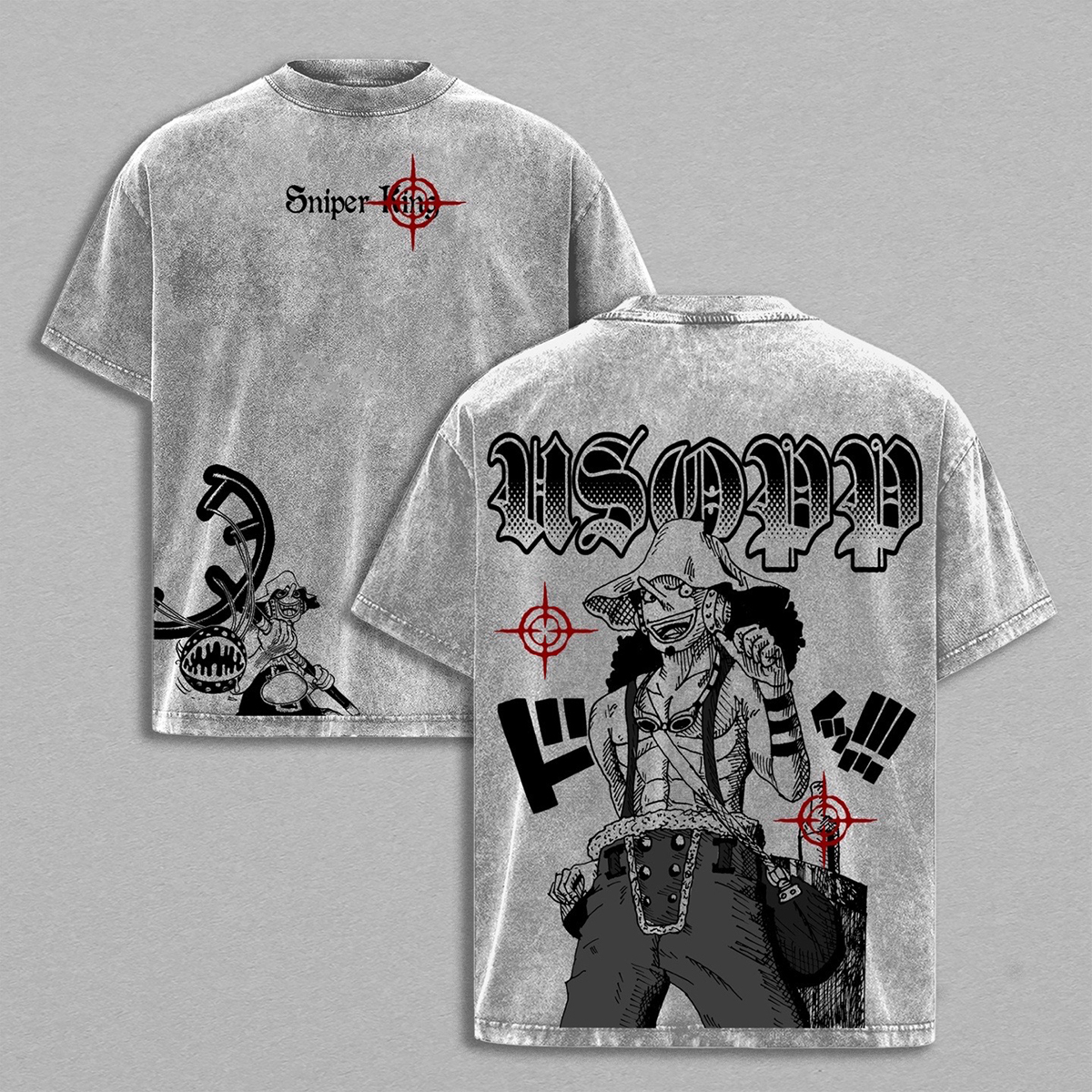 One Piece Washed T-shirt/Crewneck/Hoodie