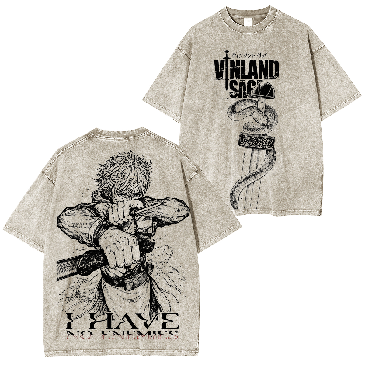 Vinland Saga Vintage Washed T-shirt/Crewneck/Hoodie
