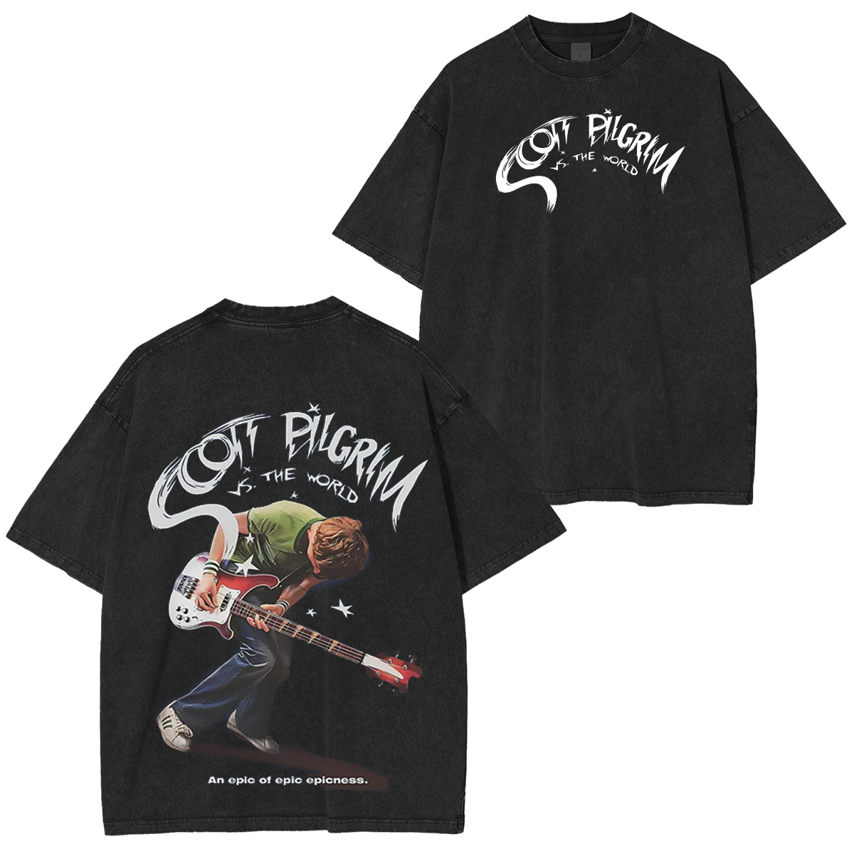 Scott Pilgrim vs. The World Unisex Washed T-Shirt