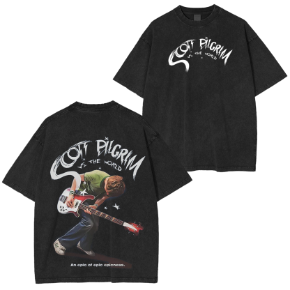 Scott Pilgrim vs. The World Unisex Washed T-Shirt