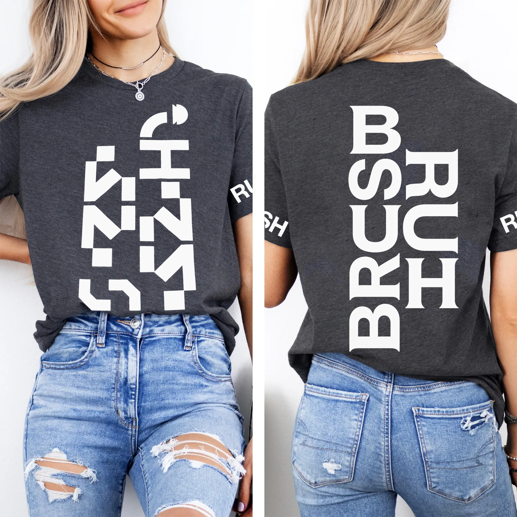 Achromatic Rush Oversized T-shirt/Crewneck/Hoodie