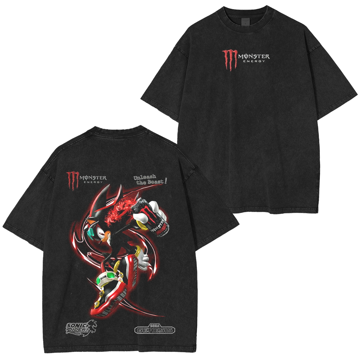 Sonic Riders Unisex  Washed T-Shirt