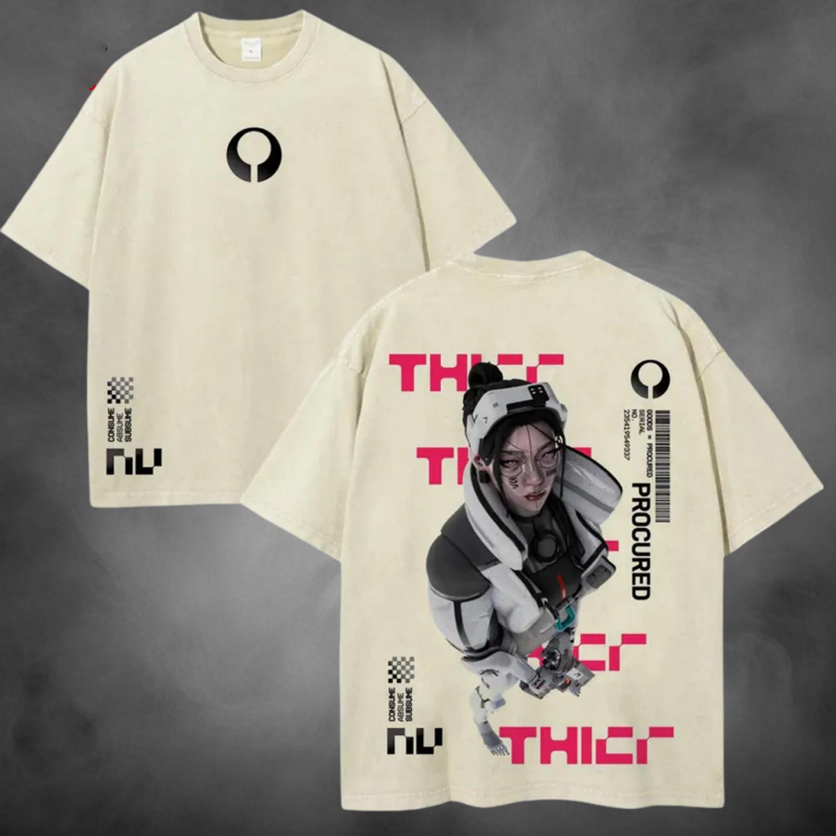 Marathon Theif Game Unisex Washed T-Shirt