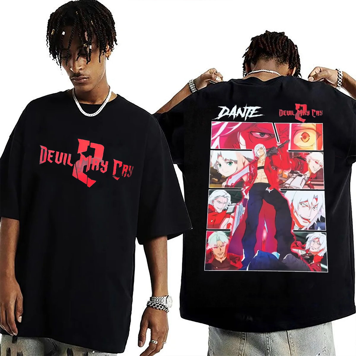 Devil May Cry Anime Oversized T-shirt/Crewneck/Hoodie
