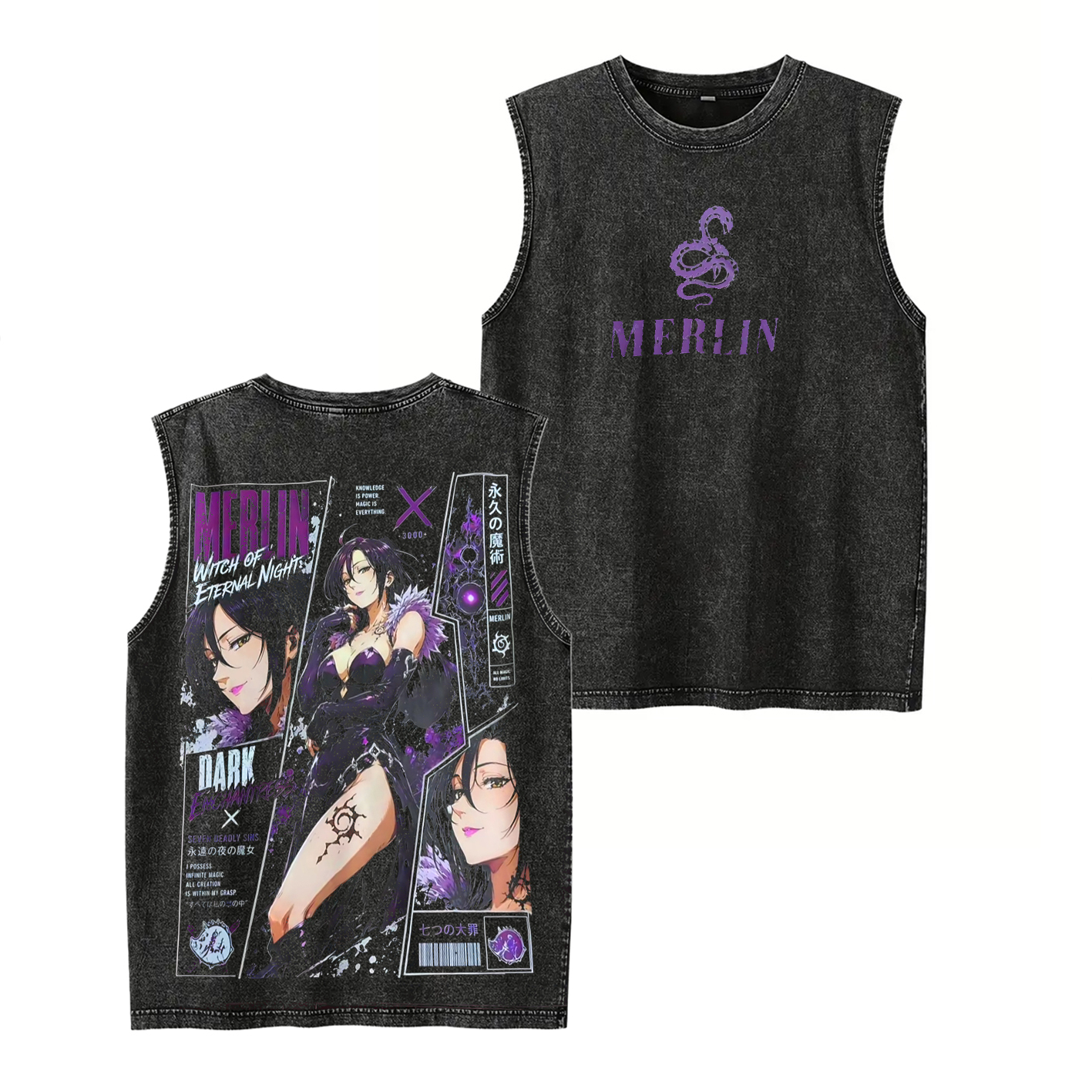 Merlin Unisex Washed T-shirt/Crewneck/Hoodie