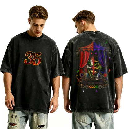 Halloween Horror Nights 2026 Coming Unisex Washed T-Shirt