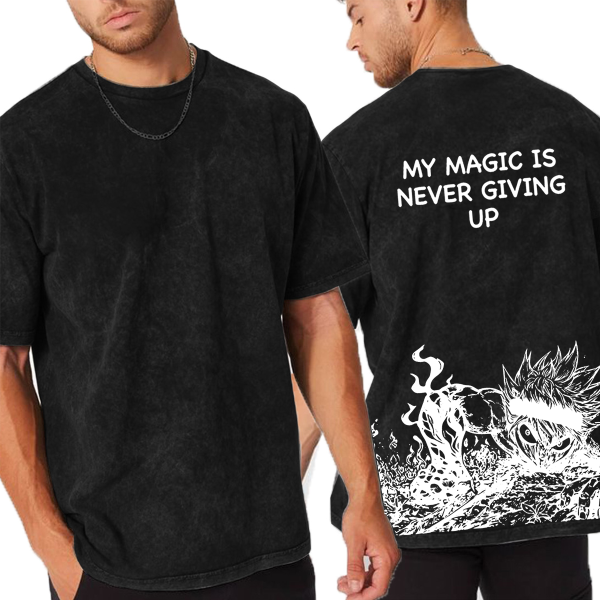 Black Clover Aska Vintage washed T-shirt/Crewneck/Hoodie