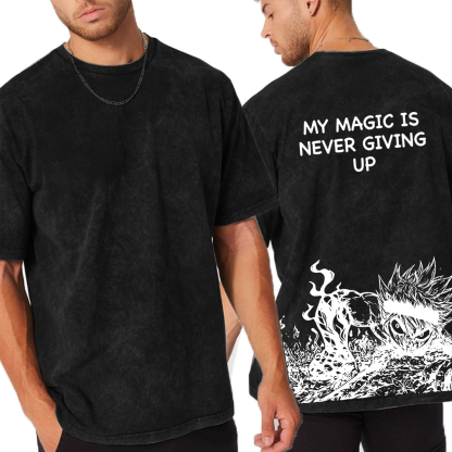 Black Clover Aska Vintage washed T-shirt/Crewneck/Hoodie