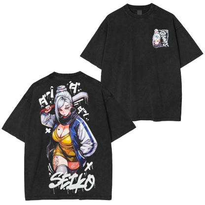 Seiko Dandadan Unisex Washed T-Shirt