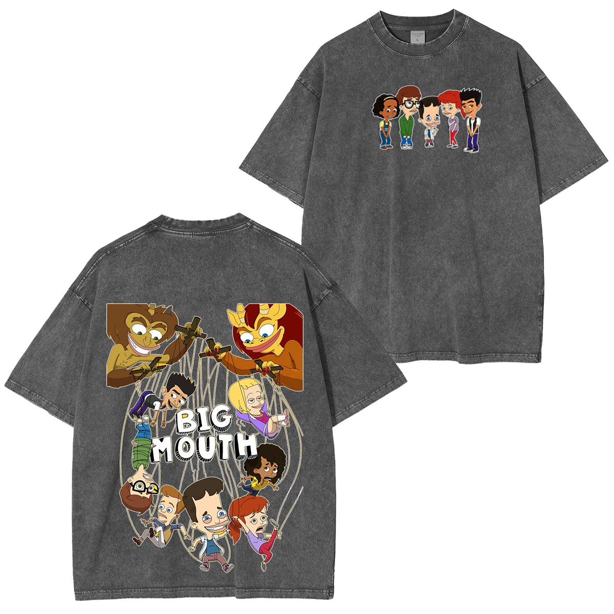 Big Mouth Vintage Washed T-shirt/Crewneck/Hoodie