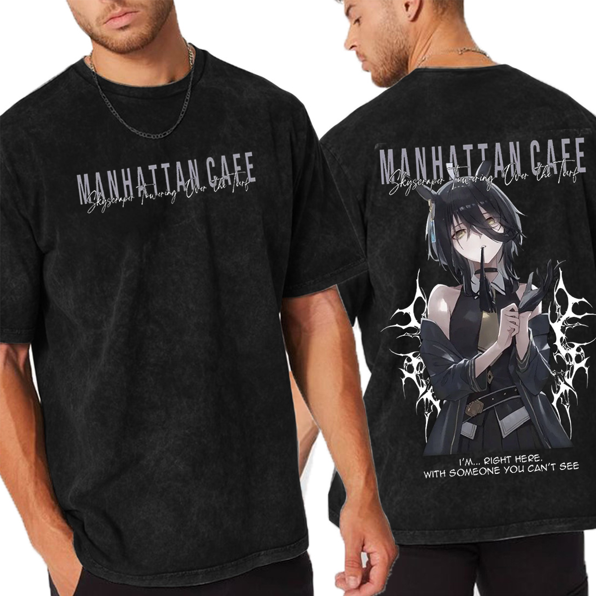 Umamusume: Pretty Derby Series Oversized Unisex Washed T-Shirt