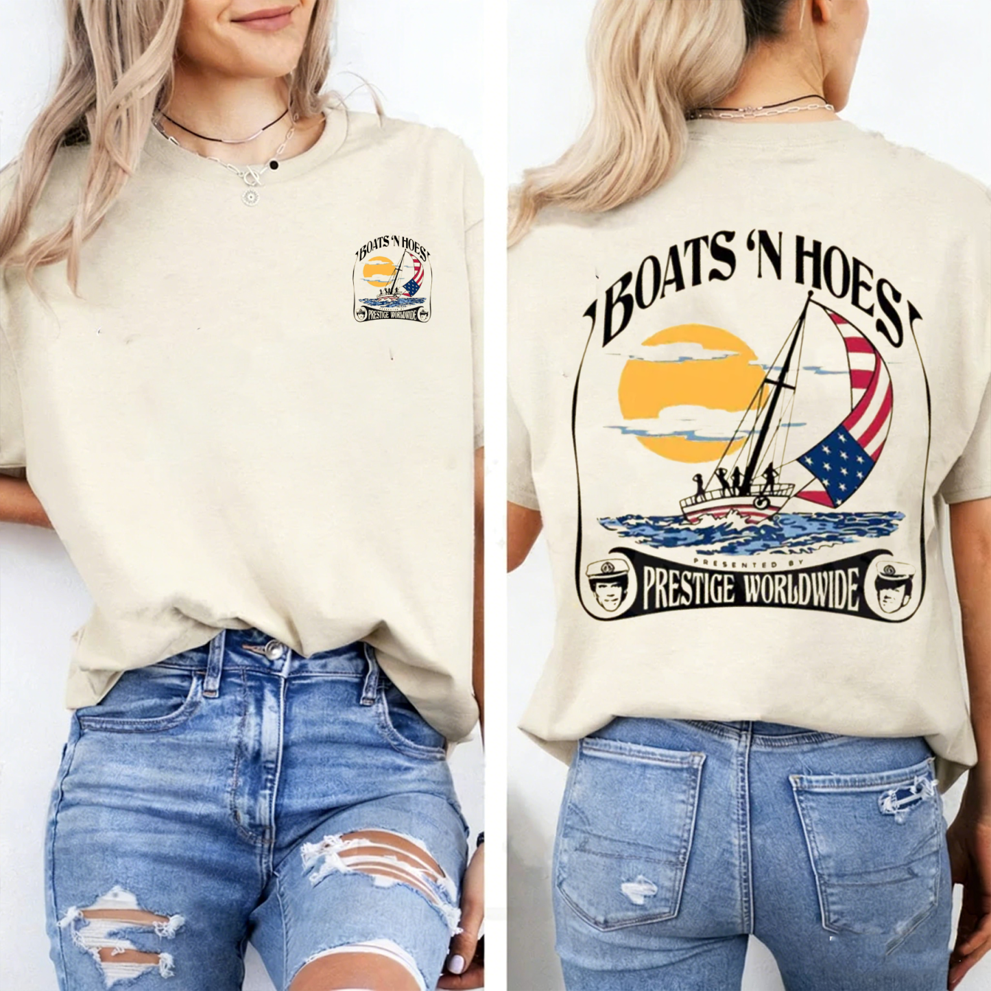 Comfort Colors® "Boats and Hoez"Unisex Shirt/Crewneck/Hoodie