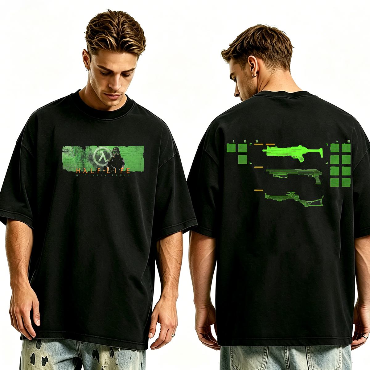 Half-Life Opposing Force Valve  Unisex Washed T-Shirt