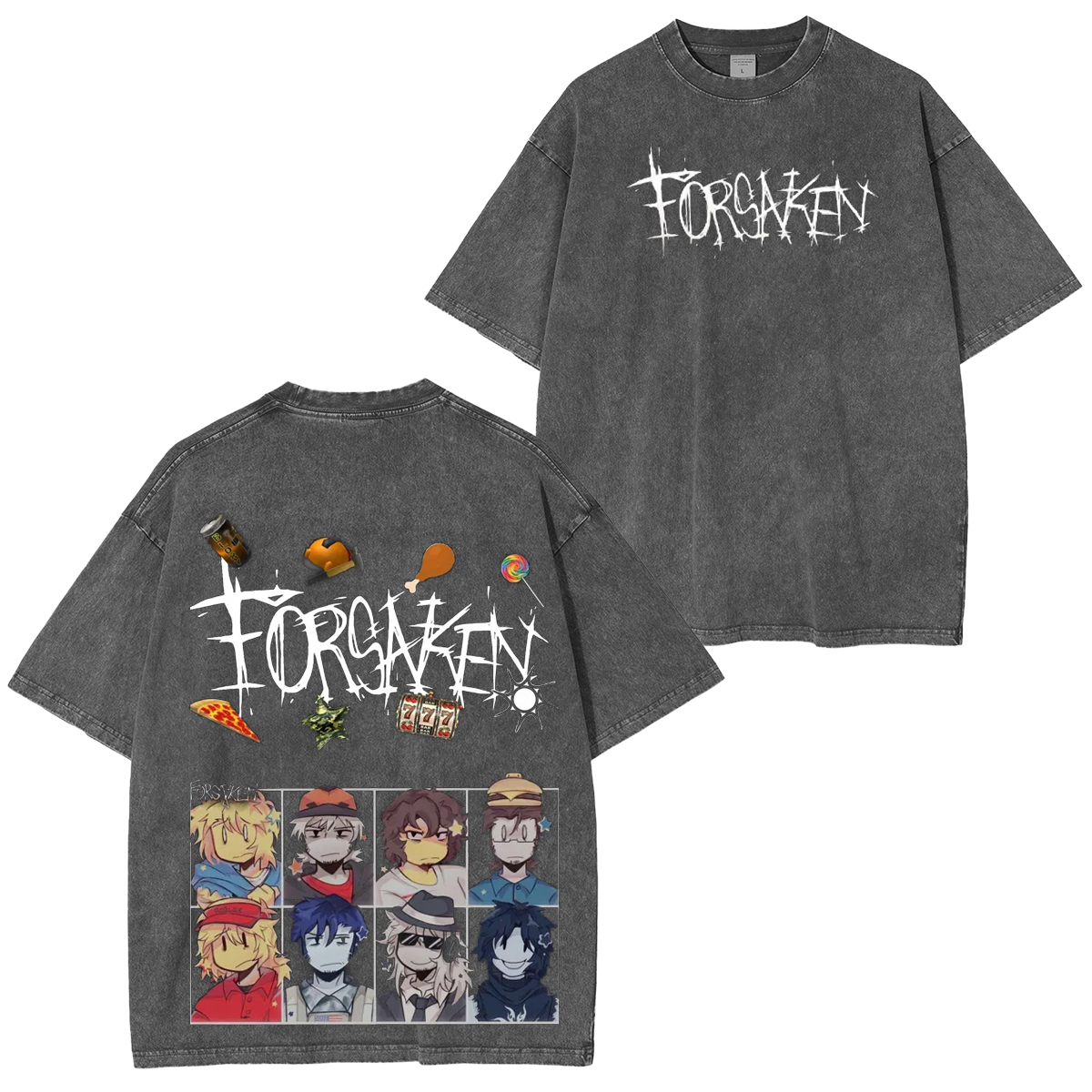 Forsaken Oversized Unisex Washed T-Shirt