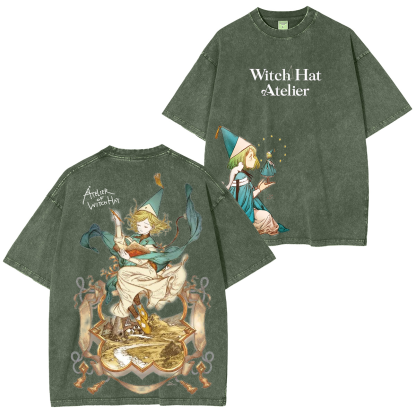Witch Hat Atelier Oversized Unisex Washed T-Shirt