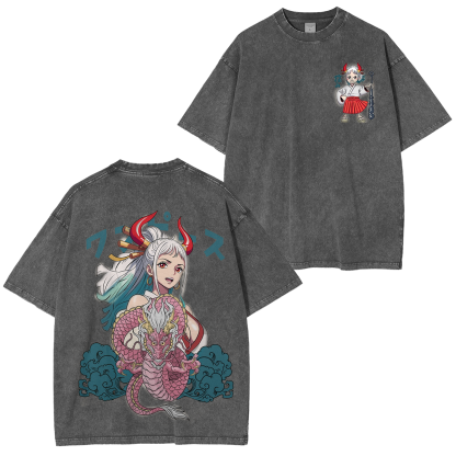 One Piece YamatoUnisex Washed T-Shirt