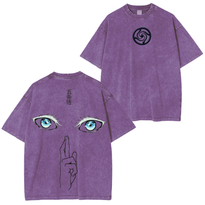 Jujutsu Kaisen Satoru Gojo Vintage Washed T-shirt/Crewneck/Hoodie
