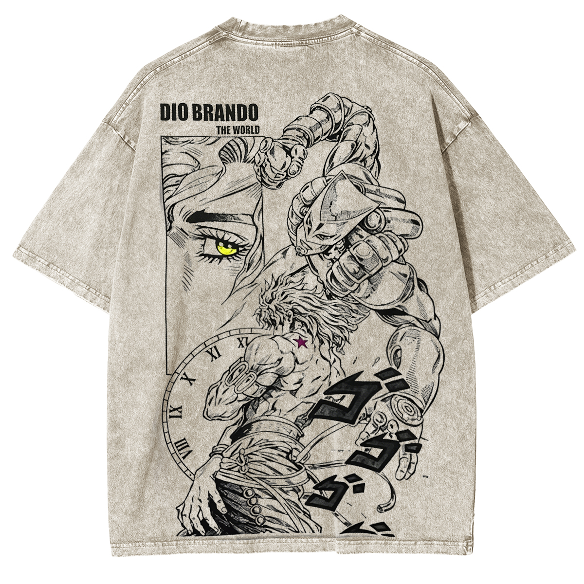 JoJo's Bizarre Adventure Vintage Washed T-shirt/Crewneck/Hoodie