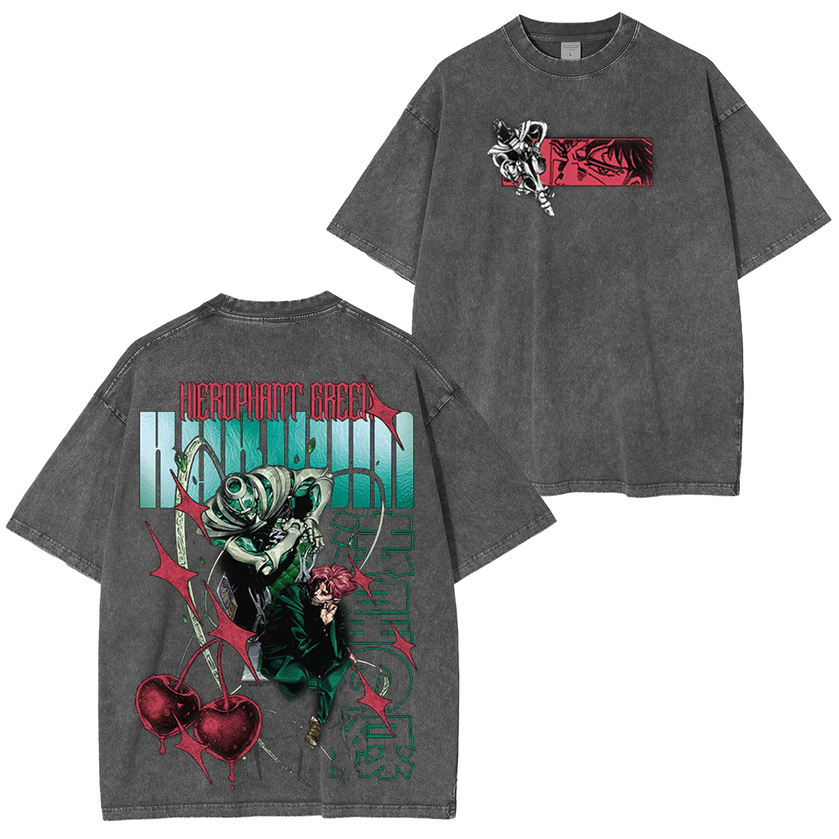 JoJo's Bizarre Adventure Unisex Washed T-Shirt