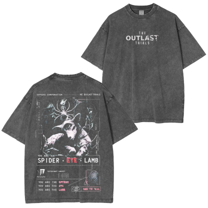 The Outlast Trials Spider Unisex Washed T-Shirt