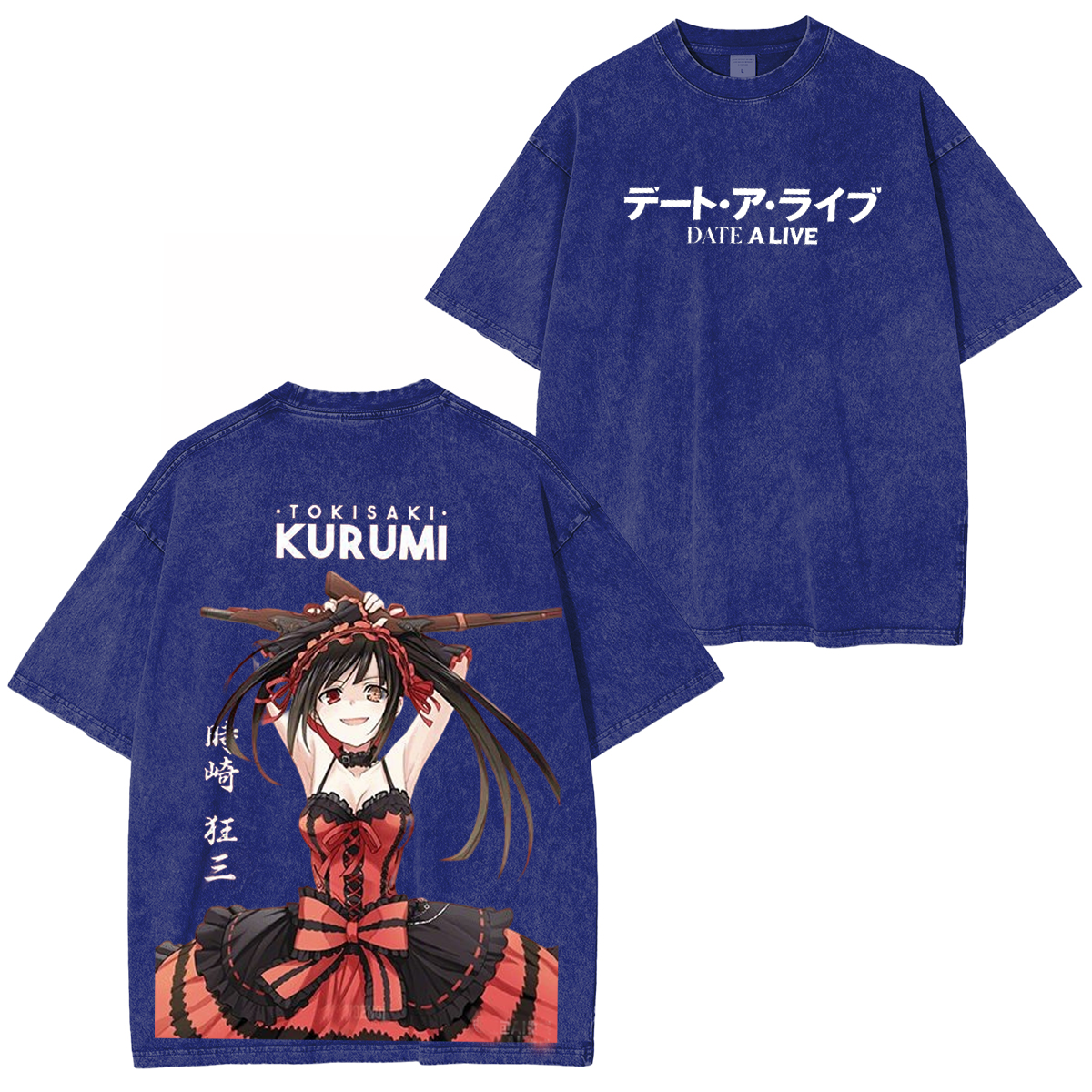 Kurumi Tokisaki Unisex Washed T-Shirt