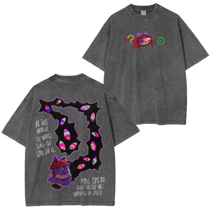 Smiling through the madness.Ragatha theamazingdigitalcircus Oversized T-shirt/Crewneck/Hoodie