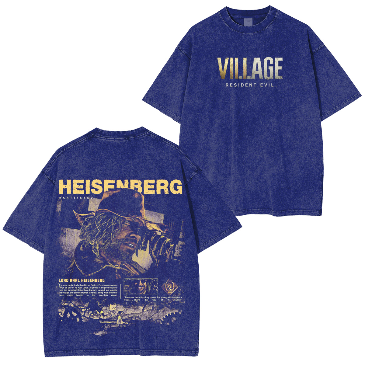 Resident Evil Game Oversized T-shirt/Crewneck/Hoodie
