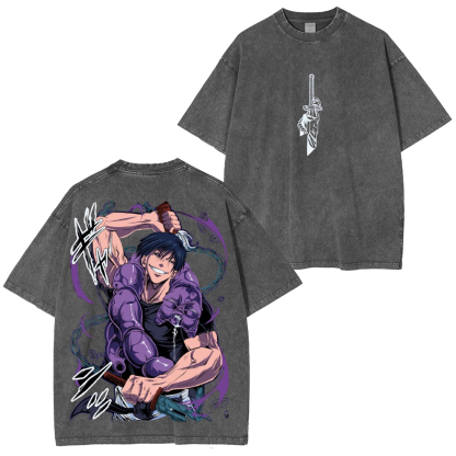 Jujutsu Kaisen Toji Fushiguro Anime Oversized T-shirt/Crewneck/Hoodie