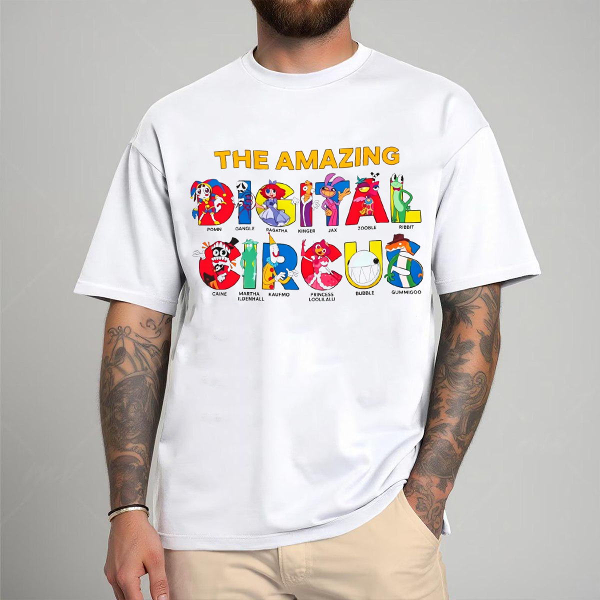 The Amazing Digital Circus Oversize Unisex Shirts/Crewneck/Hoodie