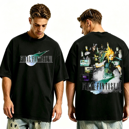 Final Fantasy VII Unisex Washed T-Shirt