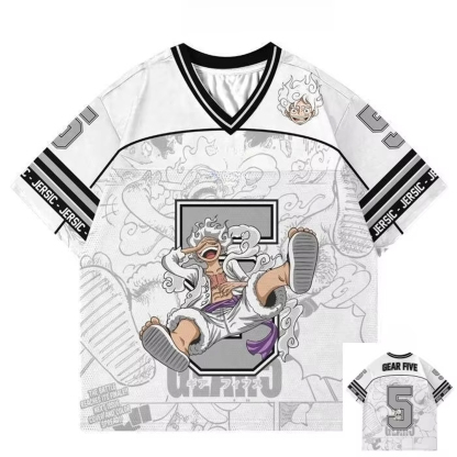 Gear 5 One Piece  Jersey Shirts