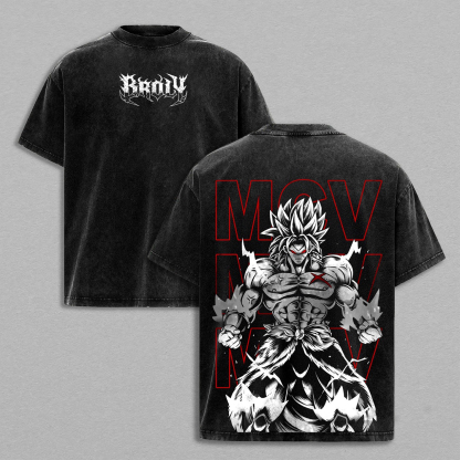 Broly? ?Dragon Ball Washed T-shirt/Crewneck/Hoodie