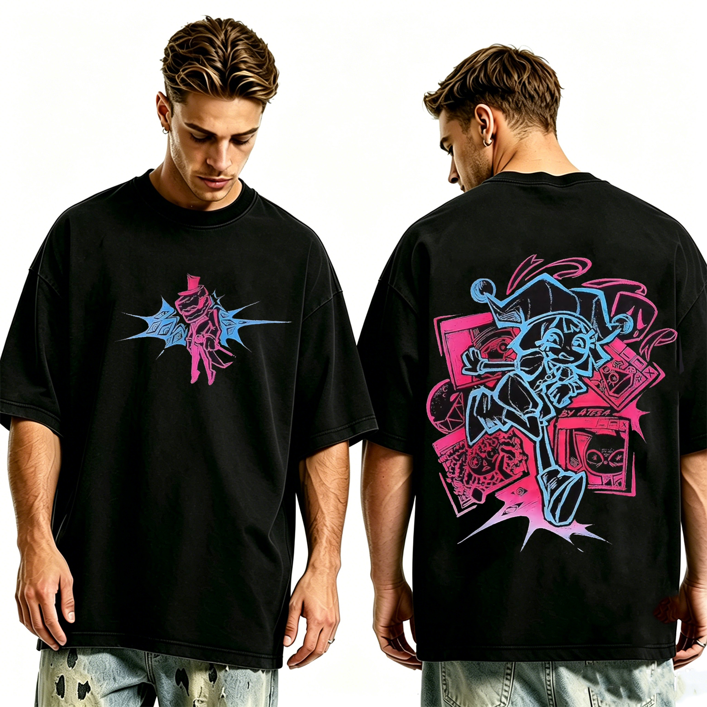 The Amazing Digital Circus Unisex Washed T-Shirt