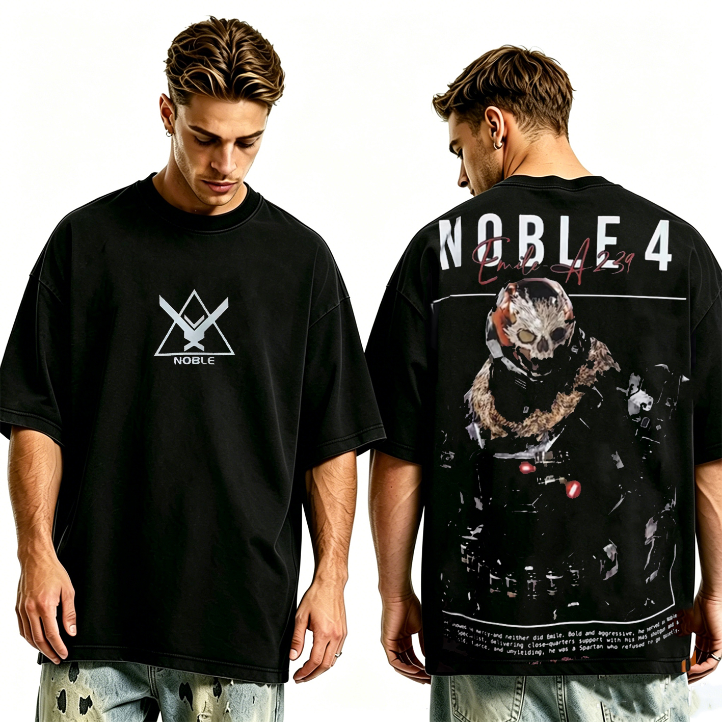 Noble Team Unisex Washed T-Shirt