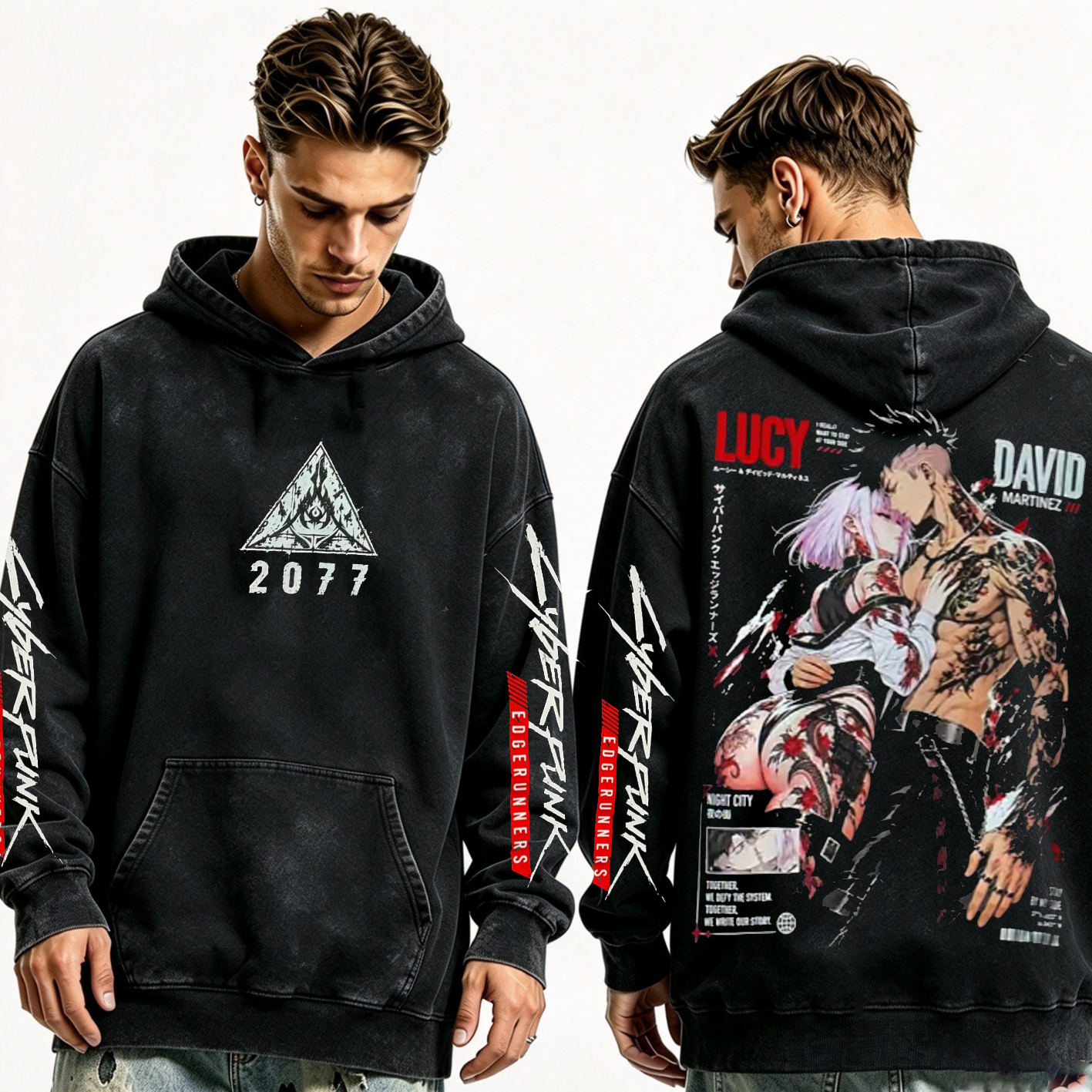 David Lucy Cyberpunk Oversized T-shirt/Crewneck/Hoodie