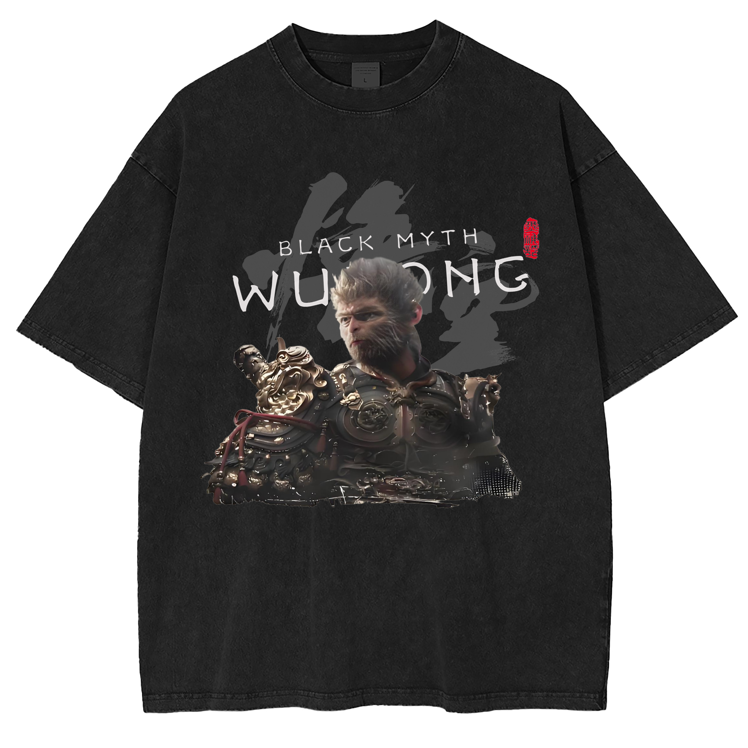 Sun Wukong Vintage Unisex Washed T-Shirt