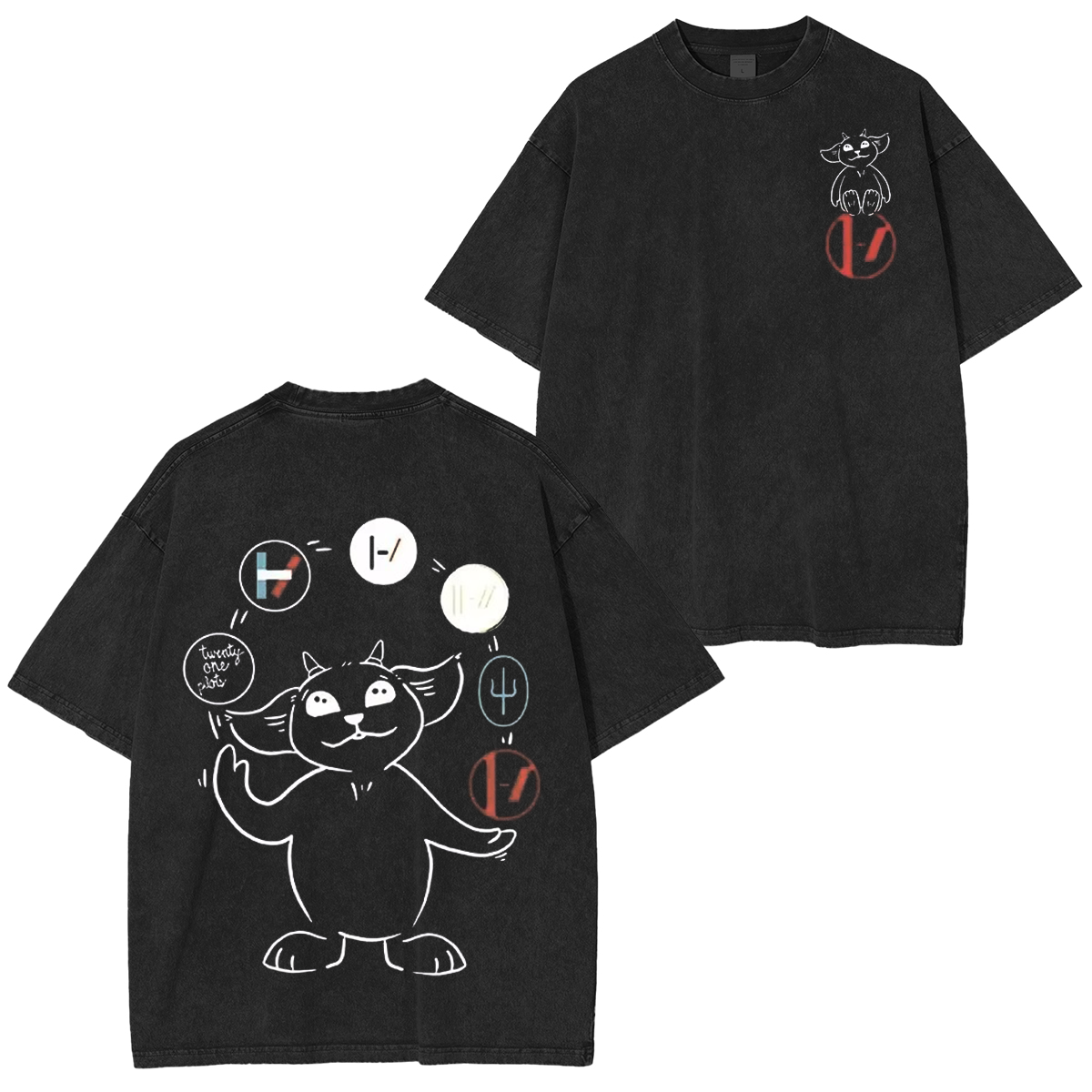 Twenty One Pilots Unisex Washed T-Shirt