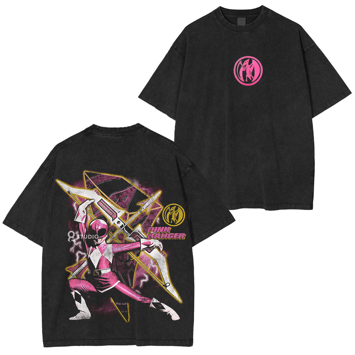 Bernadette Pink Ranger Vintage T Shirt