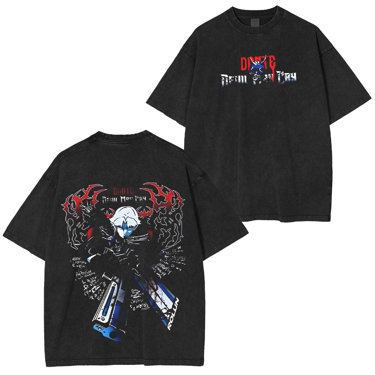 Devil May Cry Unisex Washed T-Shirt