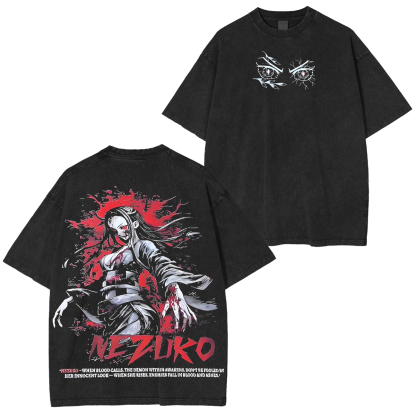 Nezuko Kamado Vintage Unisex Washed T-Shirt