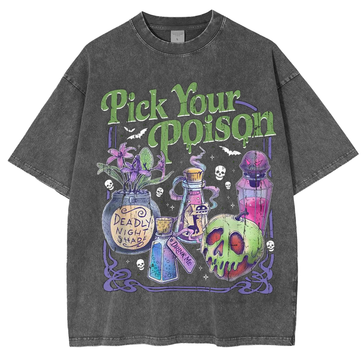Pick Your Poison Vintage Princess Halloween T-shirt
