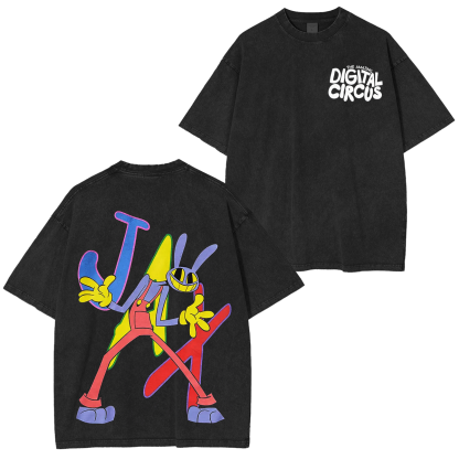 The Amazing Digital Circus Jax Mineral Washed Unisex T-Shirt