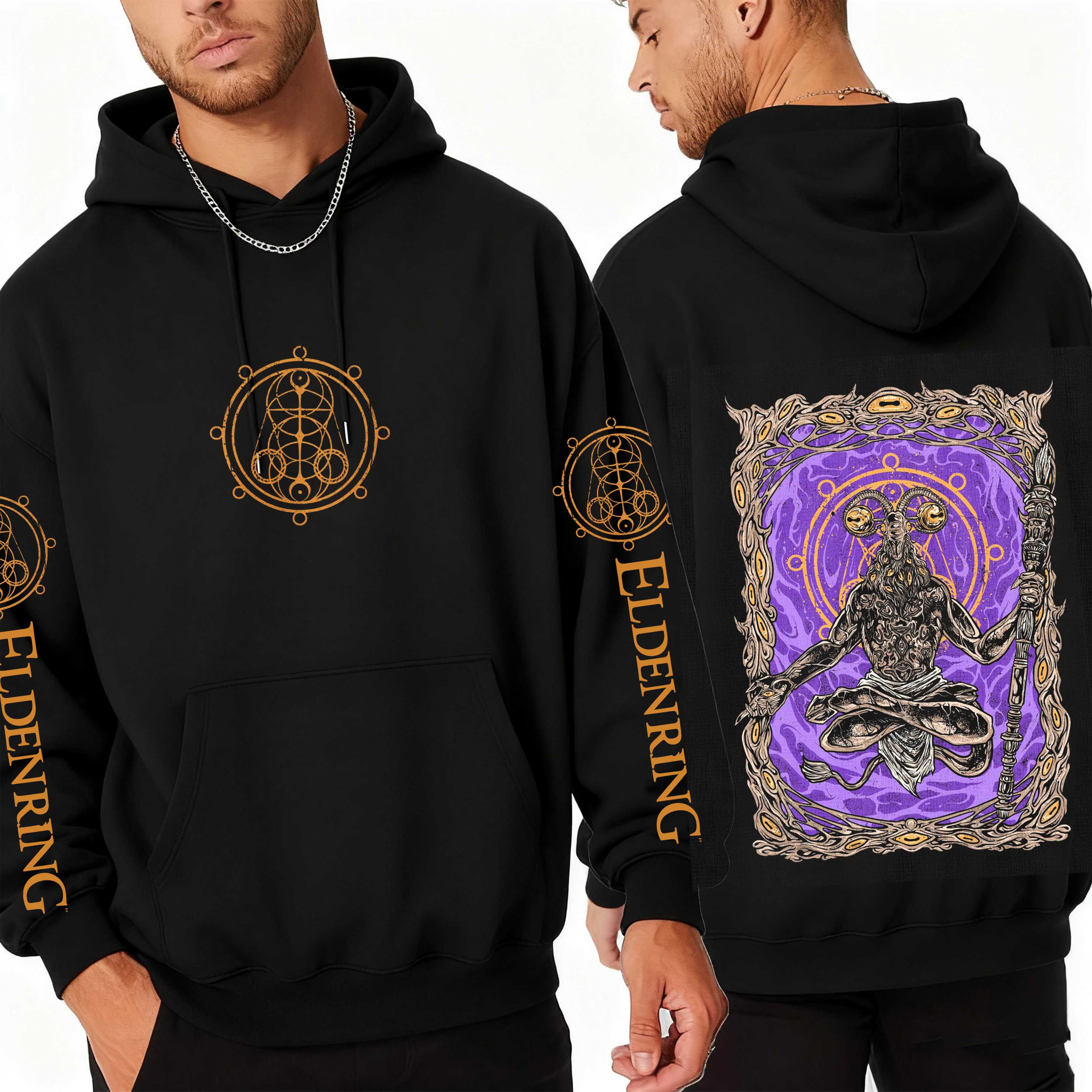Drippy Souls Libra Creature of Night Hooded Sweatshirt
